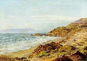 Henry Otto Wix Coastal Scene oil on canvas